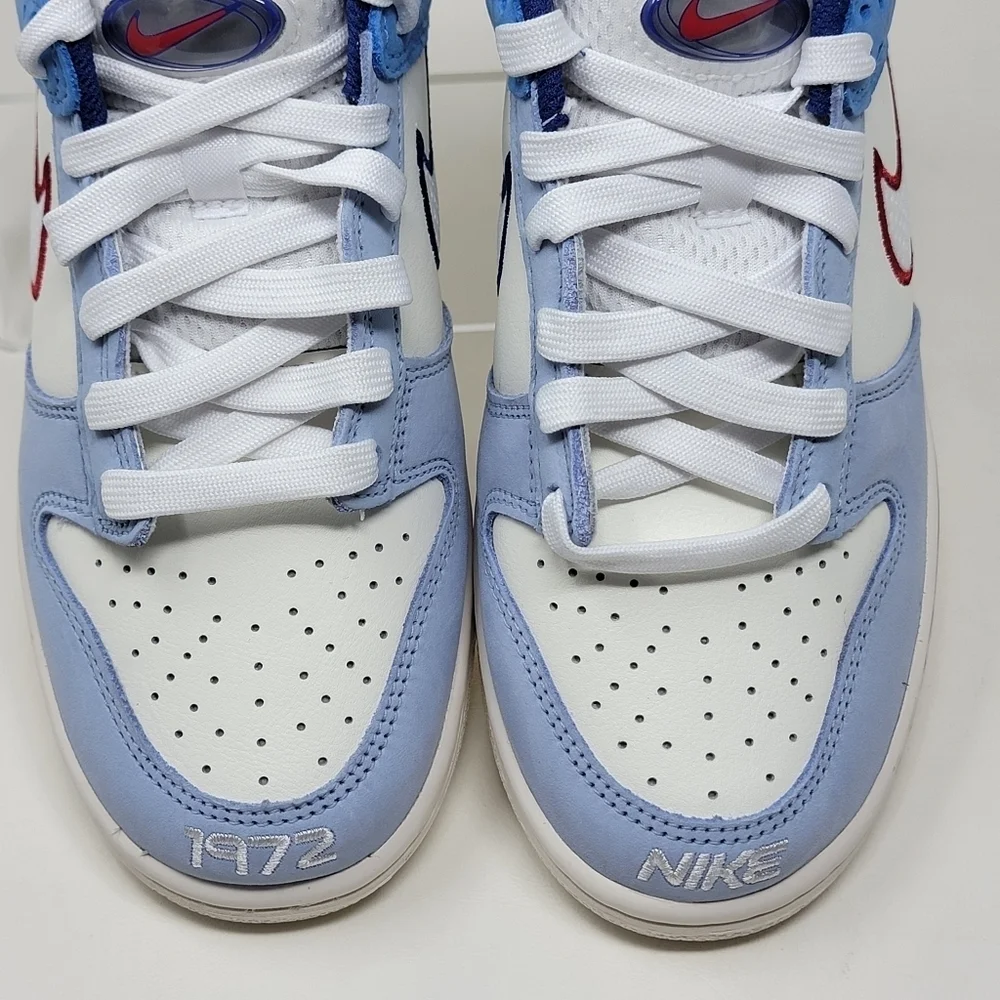 Nike Dunk Low (Gs) Sail-White-Light Armory Blue Sz 6.5Y-Womens 8 HF5742-111 New